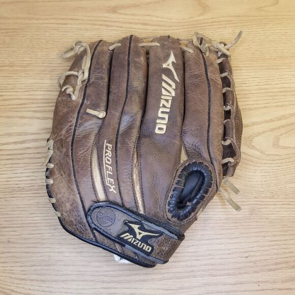 Mizuno 12.5" Baseball Glove RHT Right Throw Proflex MZ500 Brown Leather GMZ 1250 - Picture 2 of 7